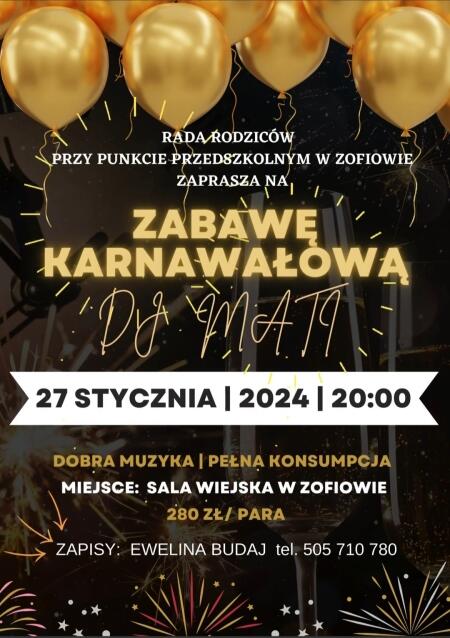 Zabawa karnawałowa 