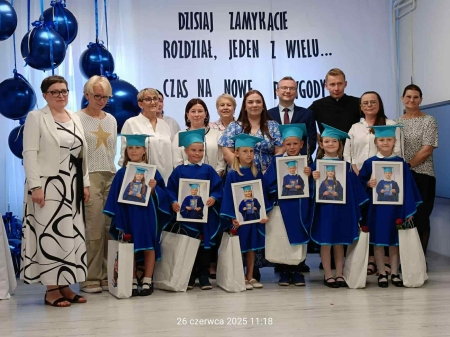 Uroczyste zakończenie roku szkolnego w przedszkolu.